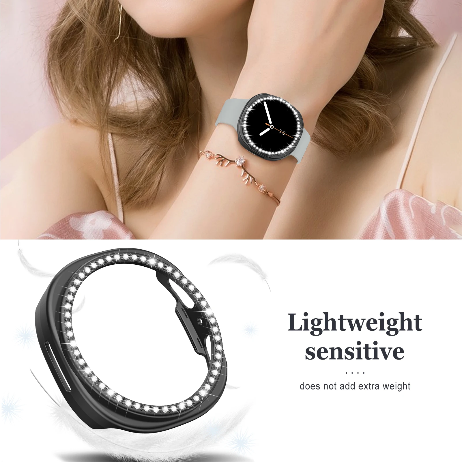 Elegant Diamond Protective Bumper Shell