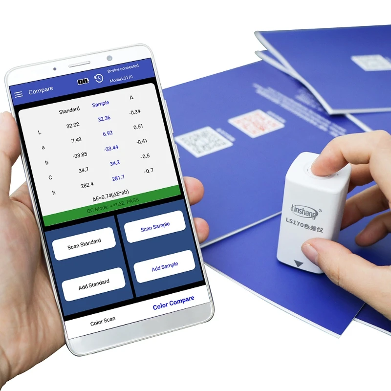 Colorimeter Color analyzer Digital Precise LAB Color Meter Tester 8mm LS170 portable colorimeter