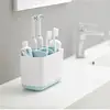 1Pcs Toothbrush Toothpaste Holder Case Shaving Makeup Brush Electric Toothbrush Holder Organizer Stand Bathroom Accessories Box 3