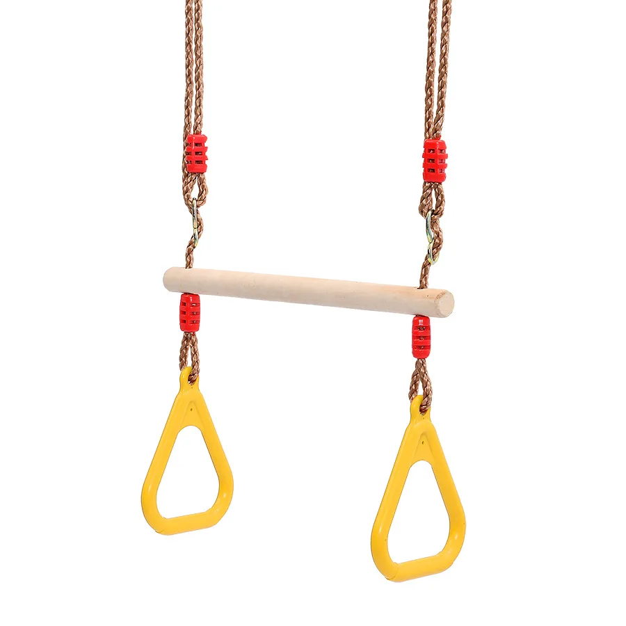 Baby Hanging Swing Hanging Wood Children Kindergarten Toy Outside Indoor Small Basket Beige Swinging Rocking Baby Toy Kids Gift children swing toys
