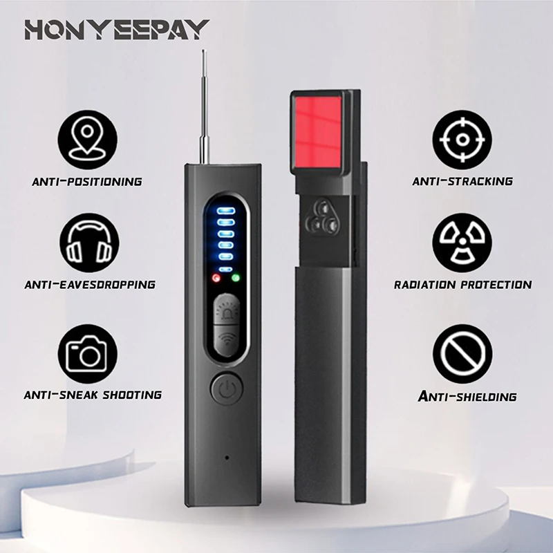 HiddenCameraDetectorAntiSpyCarGPSTrackerListeningDeviceBugRF