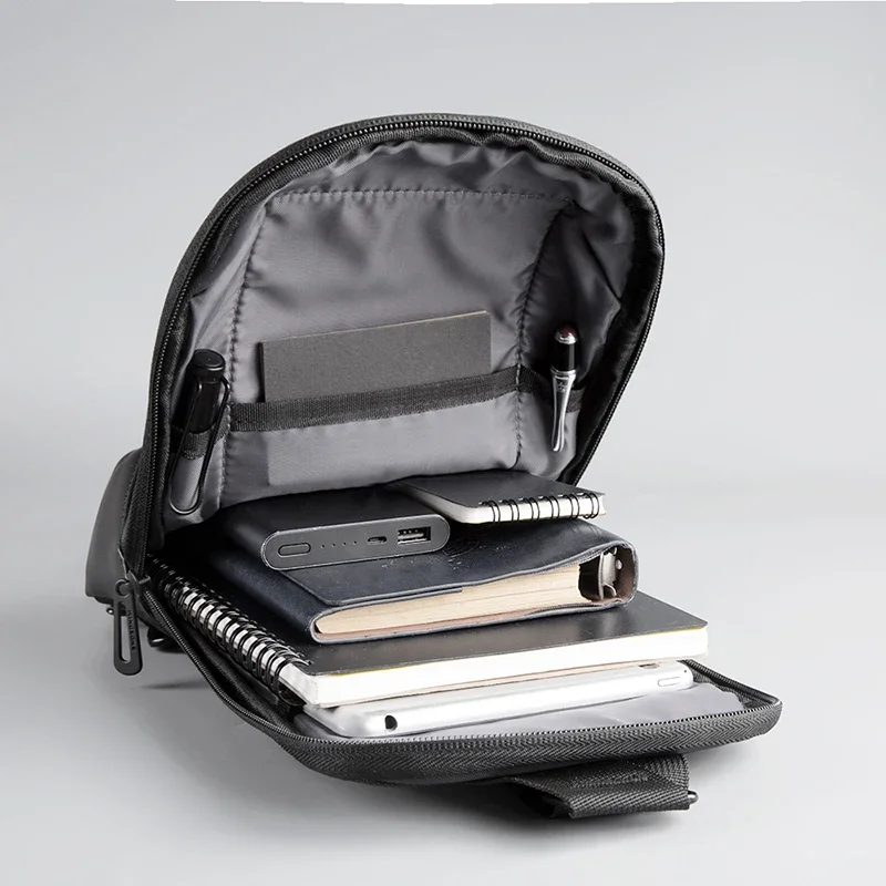 Kingsons KS3211W Anti-theft Shoulder Chest Bag Waterproof Sling Shoulder Bags Short Trip Messenger Commuter Bag City Walk Chest Man Bag - Image 5