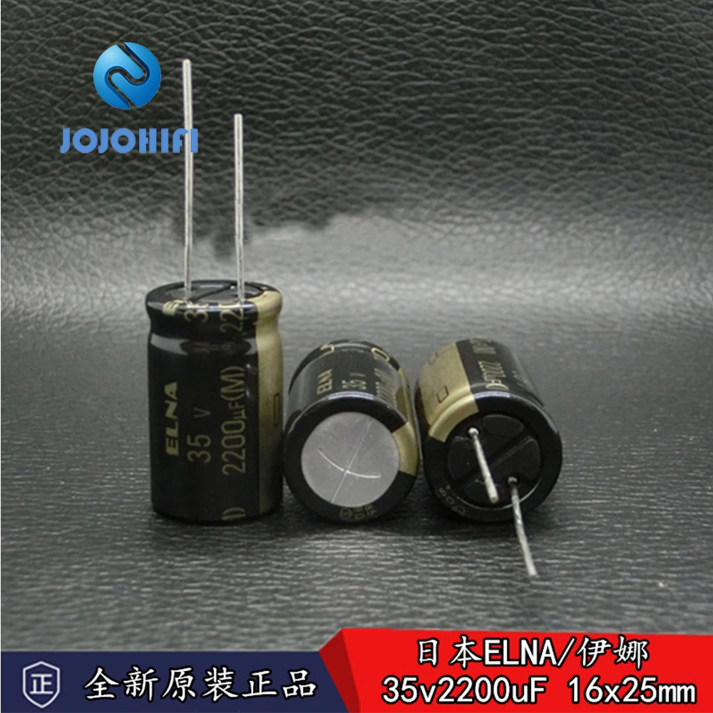 2pcs-20pcs/Lots ELNA RA3 85℃ 35V 2200uF 16X25mm Pitch 7mm 2200uF/35V HIFI Fever Audio Electrolytic Capacitors
