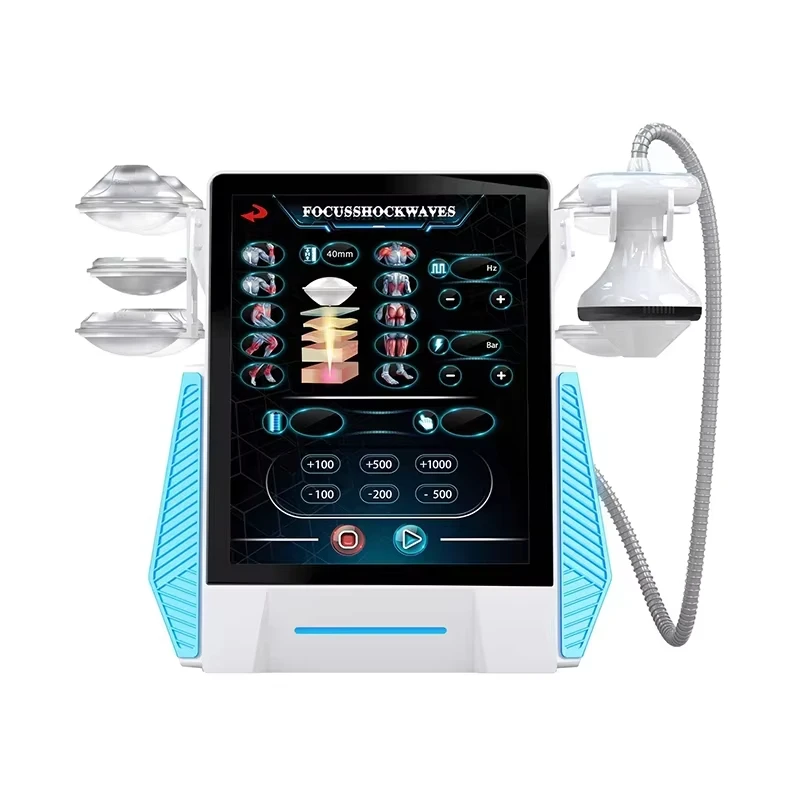 Equipo de masaje corporal Tecar de fisioterapia por ondas de choque extracorpóreas portátil, ondas de choque para aliviar el dolor, máquina de ondas de choque