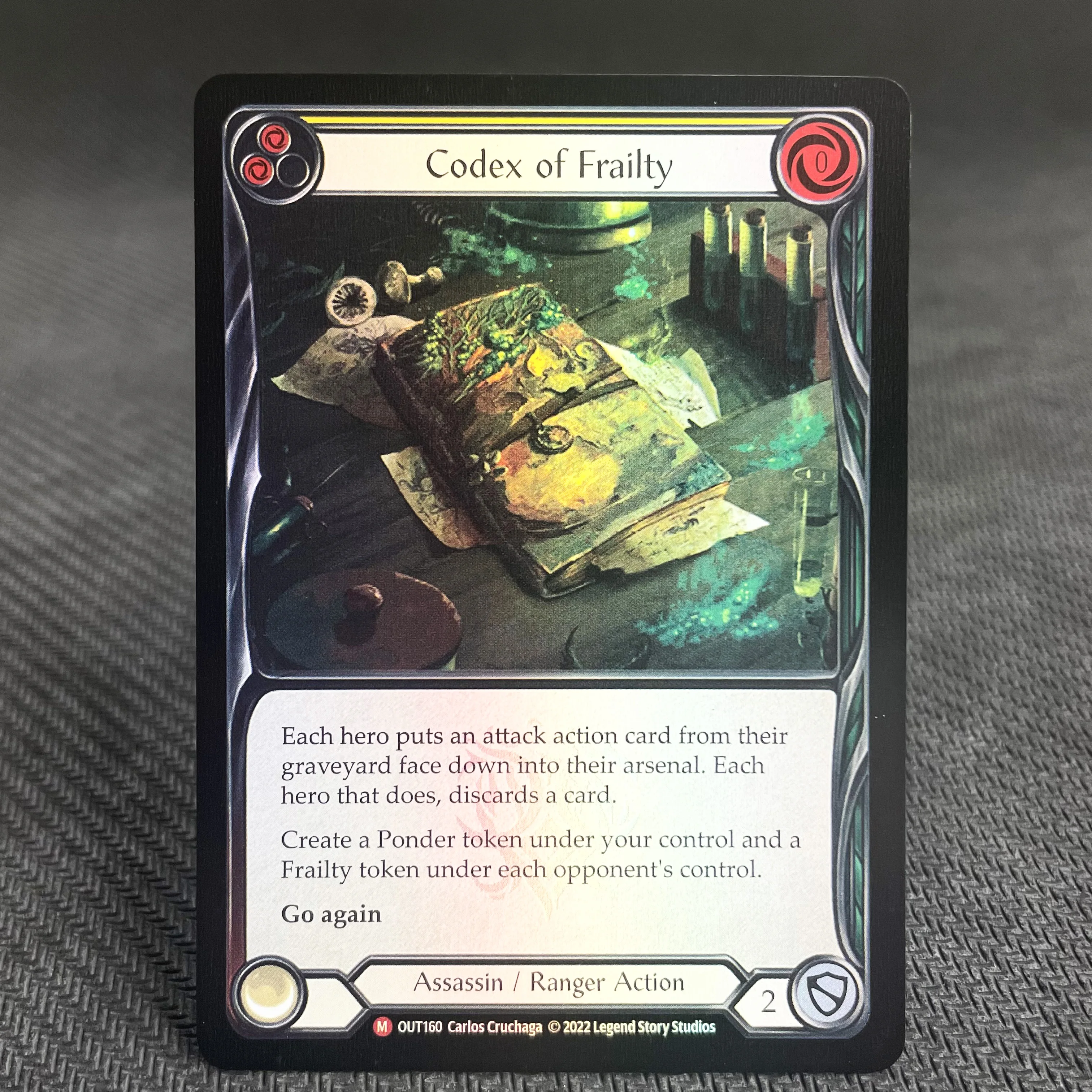 PROXY FAB Foil Cards High Quality Codex of Frailty Crown of