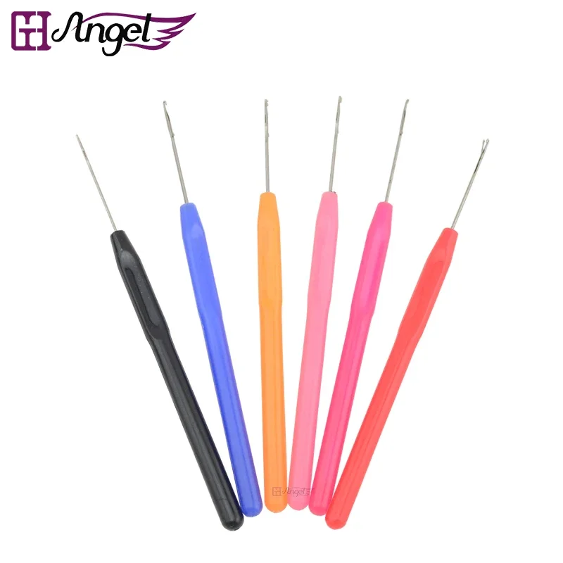 Latch Crochet Hair Hook colorful Needles for hair extension i tip wig herramientas knitting needles crochet hooks crochet hooks hair extensions tool