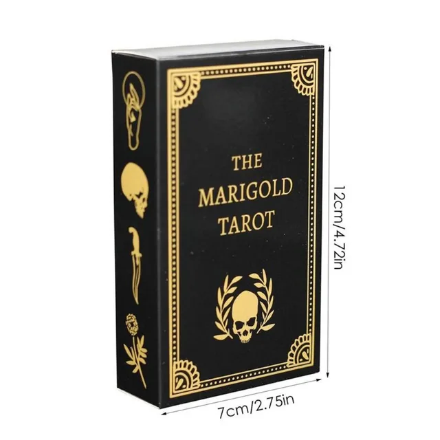 12*7cm The Marigold Tarot Fortune Telling Divination Oracle Card Family Gathering Chess Game Leisure Table Game Entertainment Ca 6