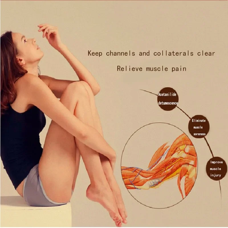 Bee Venom Oil Waist Foot and Joint Pain Health Care Paste Palm Moxibustion Activating Collateral Oil Baicao Bee Fever