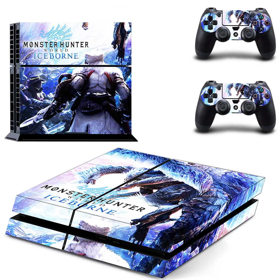 몬스터 헌터 월드 PS4 스킨 스티커 데칼 커버 보호대, 콘솔 및 컨트롤러 스킨 비닐