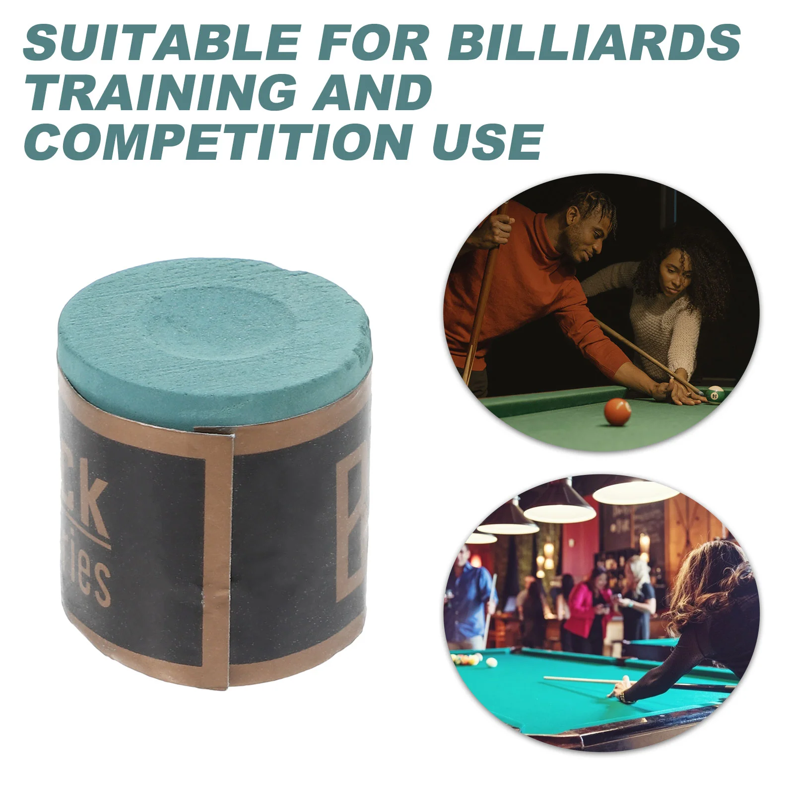 Cylinder Shape Billiard Chalk Pool Powder Game Supplies Pool Table Accessories Chalk Blue Bulk Sticks Training Match