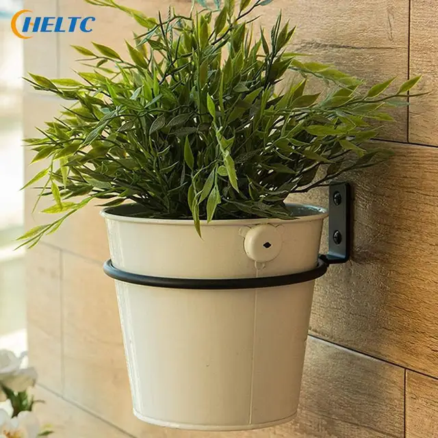 3 Méretű Fémfal Függő Gyűrű Gyakorlati Rakodó Virágcsereplő Falra Szerelhető, Könnyen Felszerelhető Fém Ültetvény Tartó - Image 5