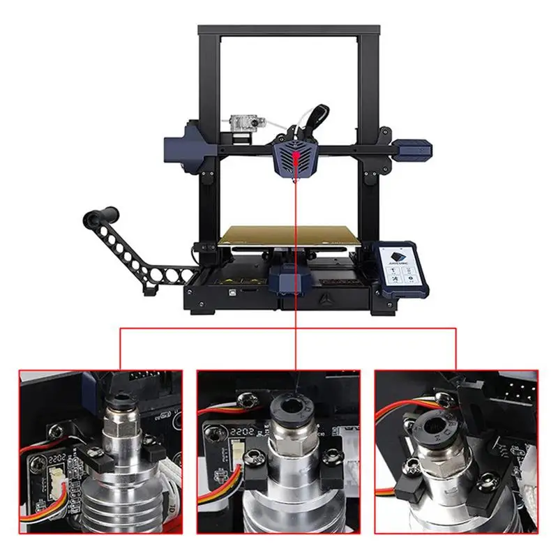 ForKobraa Max forVyper accessori per l'installazione della stampante 3D livellamento automatico sensore estrusore blocco di montaggio Hot End