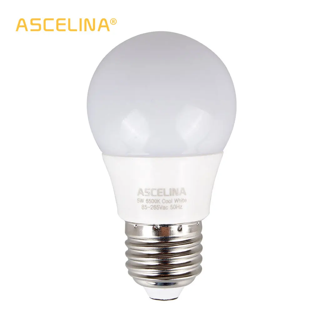 

ASCELINA 5W LED Bulb Led Energy Saving Lamp Eye-Caring Spot Led Lights For Home Lighting Table Lamp E27 85-265V Warm/Cold White