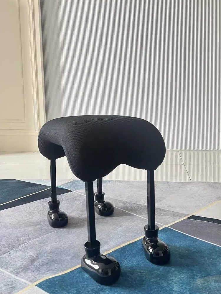 Light luxury design creative dining stool household shoe change stool bedroom dressing dog makeup chair
