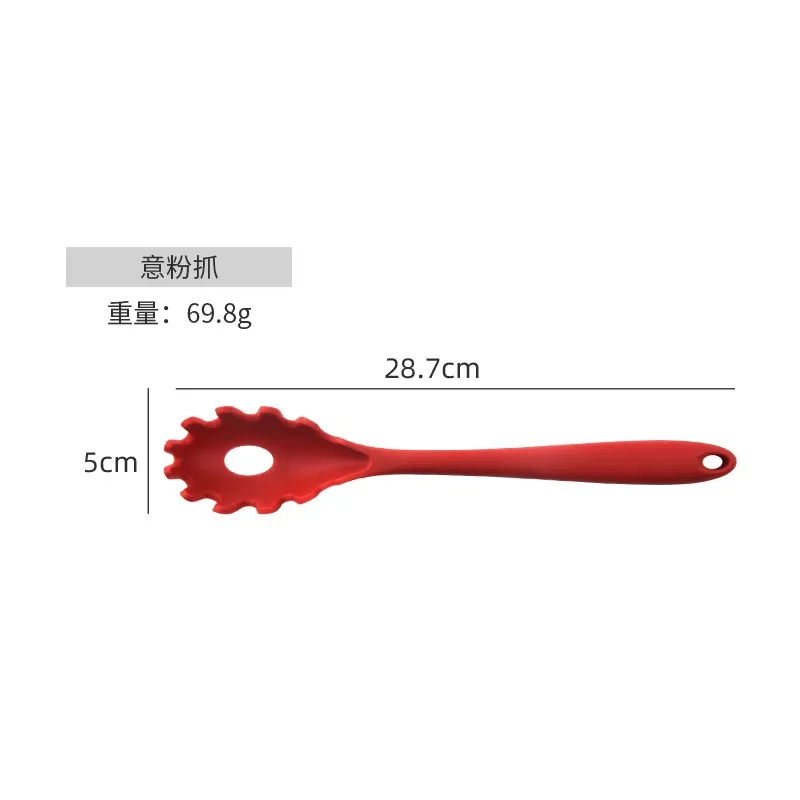 1 Pcs Kitchenware Silicone Grab Shovel Hot Pot Colander Noodle Fishing Spoon Claw Kitchen Cooking Tools