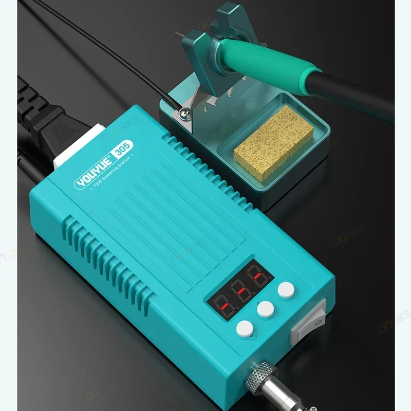 UYUE T210 LED 디지털 납땜 스테이션, PCB 용접 마더 보드 유지 보수, CPU 청소 정밀 기기 용접, 70W