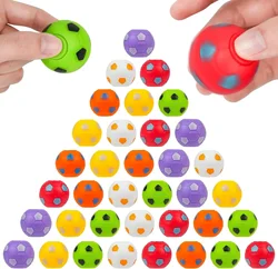 Mini Soccer Ball Fidget Spinner Toy - Party Favor & Stress Relief - 20pcs (Soccer)
