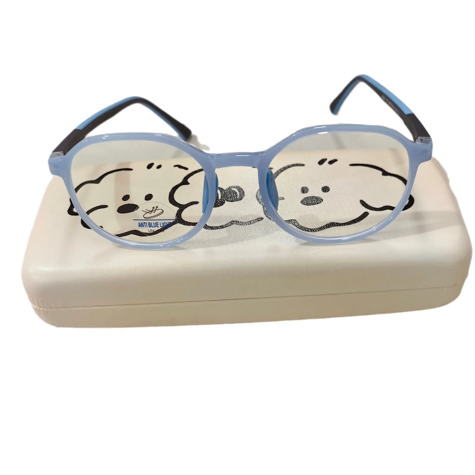 Fashionable Blue Light Resistant Silicone Children's Optical With Anti Slip Nose Pads That Are Not Easily Broken. New Glasses