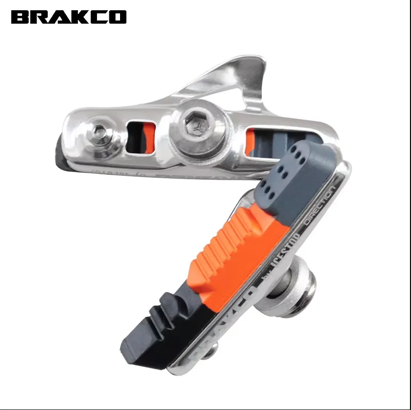 Brompton 접이식 자전거용 브레이크 패드, 경량 C 클램프, 무소음, 잠금 ..