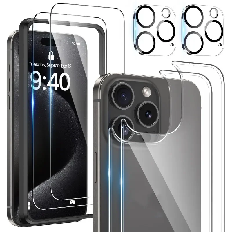 Arrivly Vetro Temperato Privacy Per IPhone 16 Plus (2 Pezzi) - Antispia 9H - 2