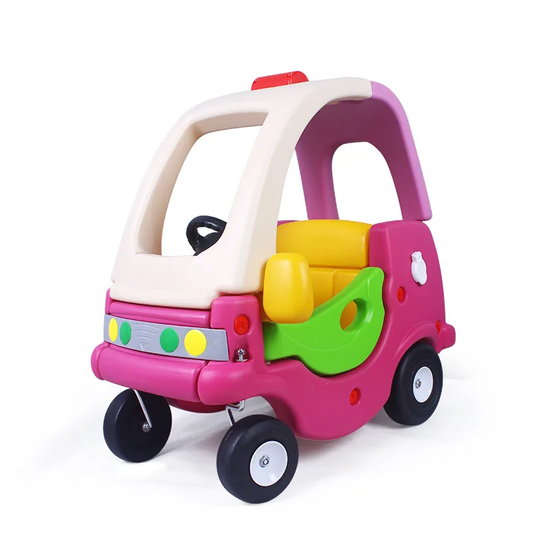 

Baby Four-wheel Playground Toy Car Children 1-3 Years Old Small RV Can Sit People Hand Push Baby Sliding Step Baby Walker