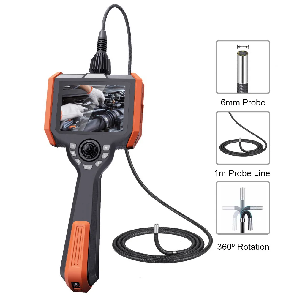 

VSNDT Fiber Optic Hd Handheld Display Single Dual Lens Inspection Camera Borescope For Industrial / Personal