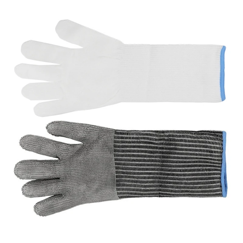 Cut Resistant Gloves Stainless Steel Metal Mesh Chainmail Gloves 5