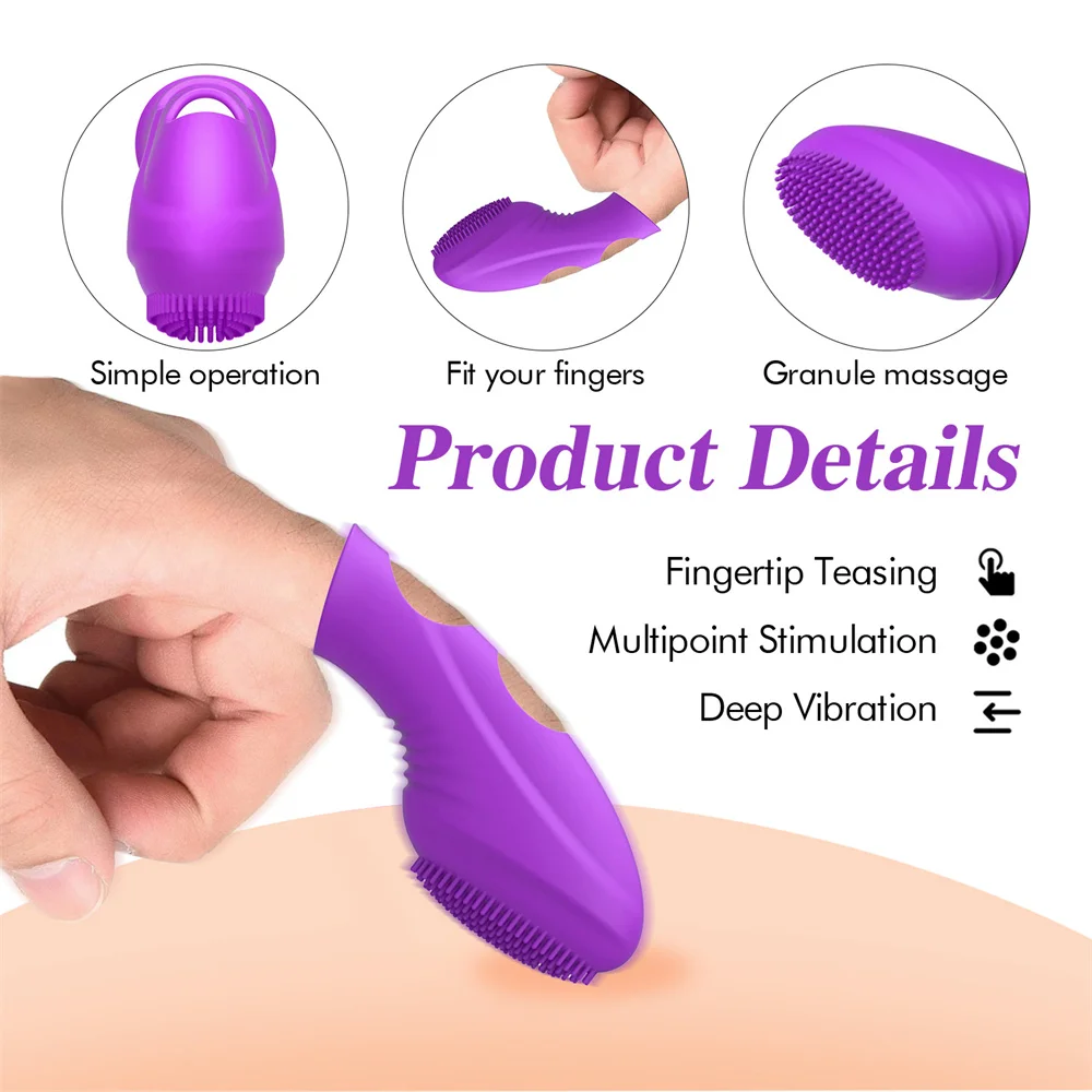 Sex Toys Finger Vibrator Sleeve