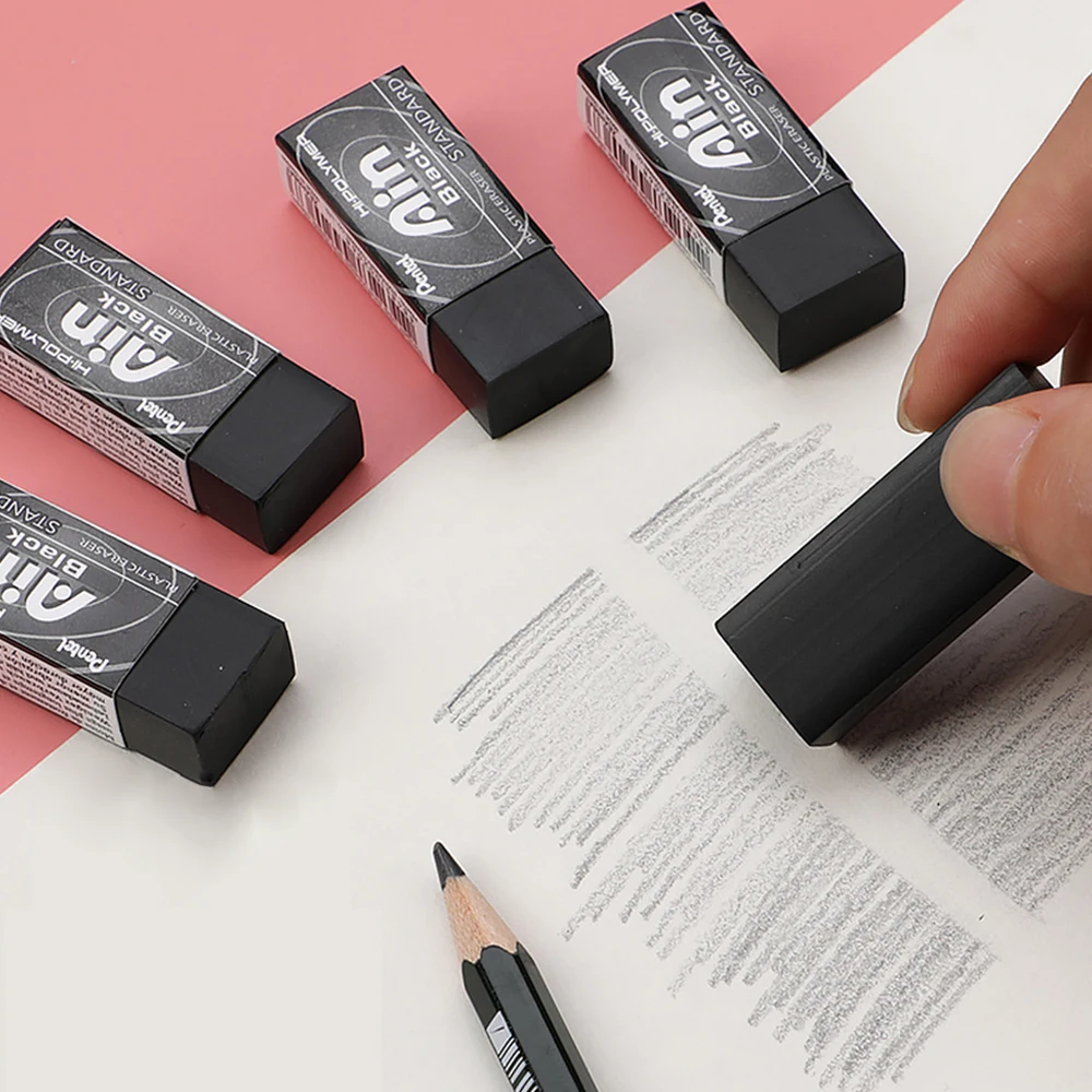 6pcs Japan Pentel Pencil Eraser gli studenti della serie Ain non hanno tracce senza detriti schizzi artistici gomme da cancellare lucide cancelleria scolastica - immagine 3