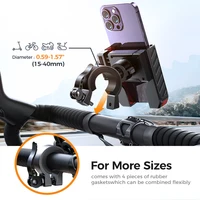 Joyroom 2024 Bike Phone Holder Universal One-hand Operation Bicycle Motorcycle Phone Holder For 4.7-7" Mobile Phone Shockproof 6