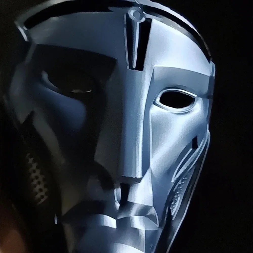 3D Printed Mech Helmet Cosplay Prop for Halloween and Events