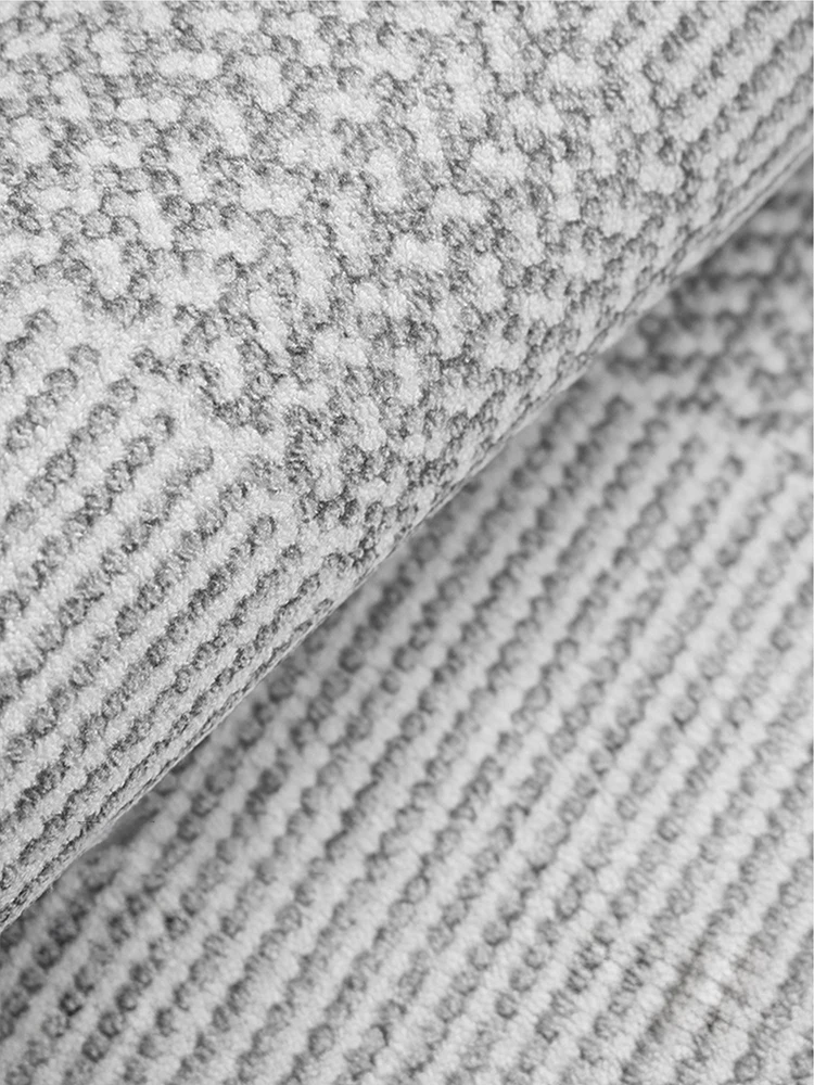 Light Grey Carpet Luxurious Geometric Stripes Living Room Carpets Large Size Decorative Rugs Comfortable Easy Clean Bedroom Rug 6
