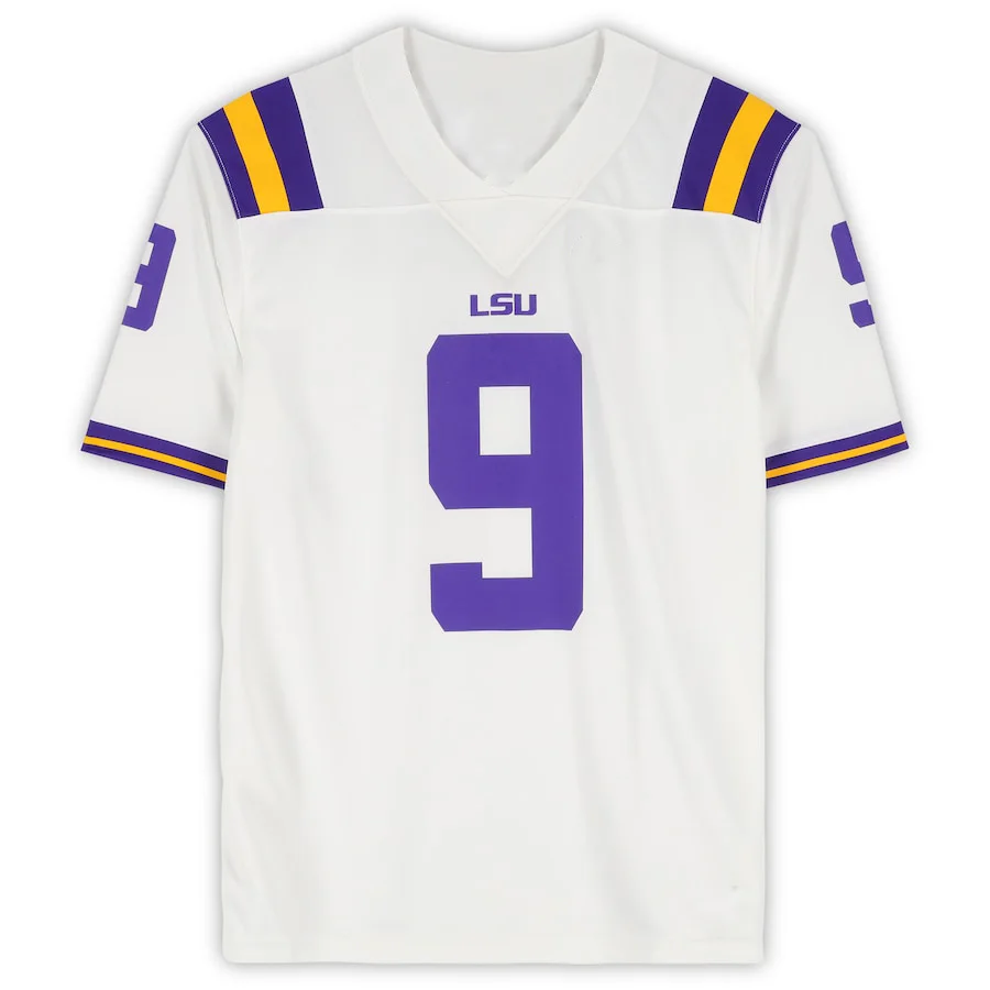 Joe Burrow LSU T Shirt Print NO9 Player T Shirt Football Shirts Rugby Sport Classic Training Uniform Burreaux Game Jersey