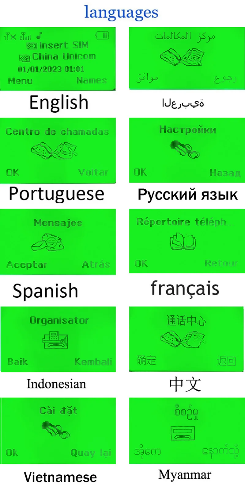 Description Picture 2 of itemCordless phone for old people GSM Support SIM Card Fixed handfree cell Landline mobile Wireless Telephone home office house