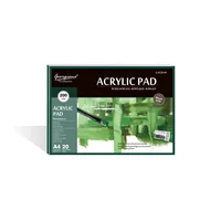 Carnet de peinture acrylique 20 feuilles A3/A4/A5, papier professionnel pour peinture à l'huile, bloc-notes spécial pigments, carnet de peinture pour artistes 6