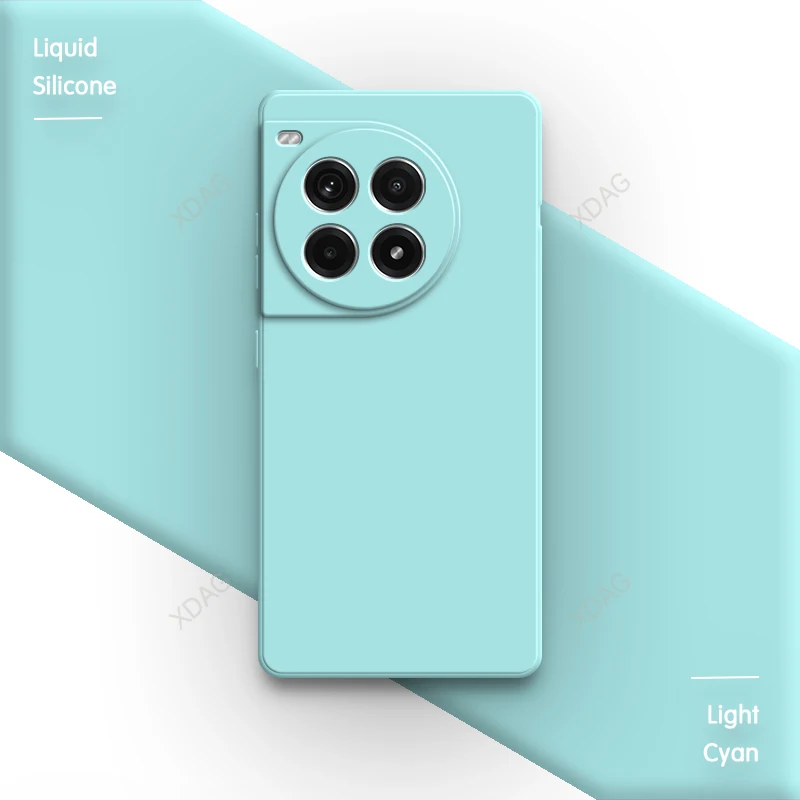 Elegant Liquid Silicone Phone Case - Soft, Classic Square Design
