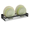 Wall Mounted Stainless Steel Dish Drainer Drying Rack Bowl Plate Storage with Tray Kitchen Organizer Chopstick Holder Hanging 6