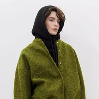 Winter Balaclava Hat Scarf For Women Knitted Hooded Caps Outdoor Warm One-piece Neck Collar Beanies Hats For Girls - Image 4