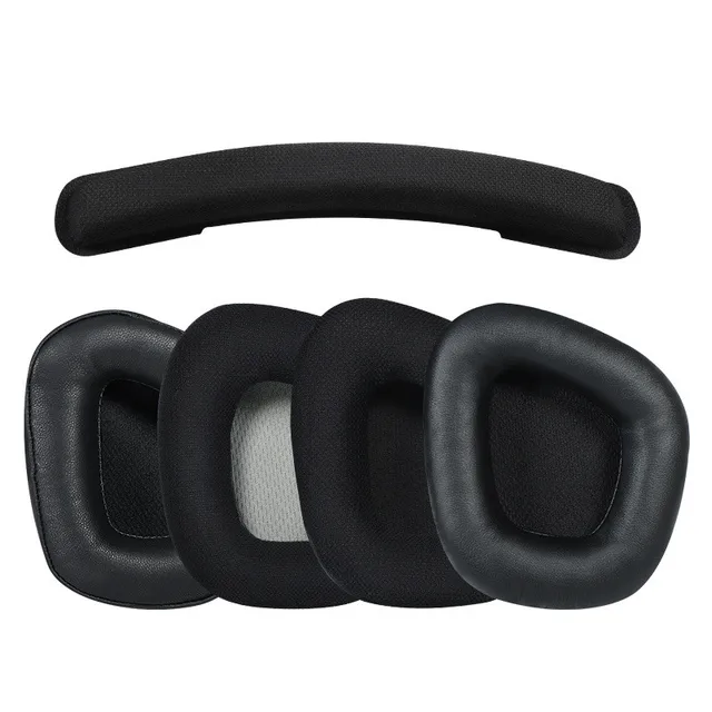 Replacement Headband Mesh Fabric Earpads for Corsair Void ; Corsair Void Pro Wired ; Wireless Gaming Headsets Ear Cups Ear Cover