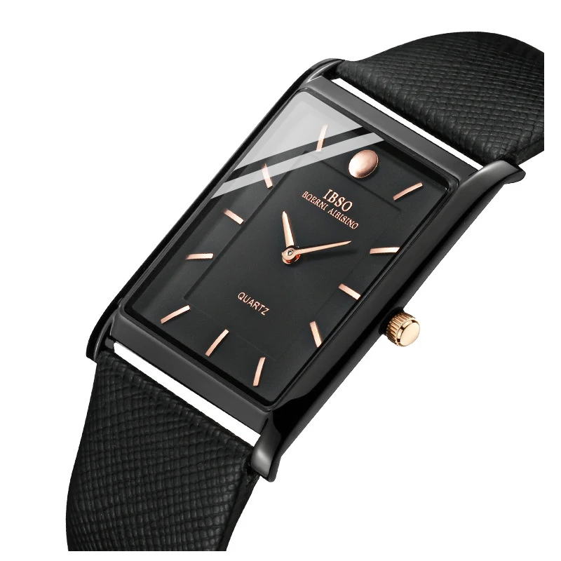 TAXAU Orologio Da Uomo Quarzo 8409 - Cassa 41 Mm, Cinturino In Pelle, Impermeabile 30 ATM, Data, Numeri Arabi, Lusso Business