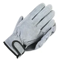 Work Gloves Leather Workers Work Welding Safety Protection Garden Sports Motorcycle Driver Wear-resistant Wood Cutting 2