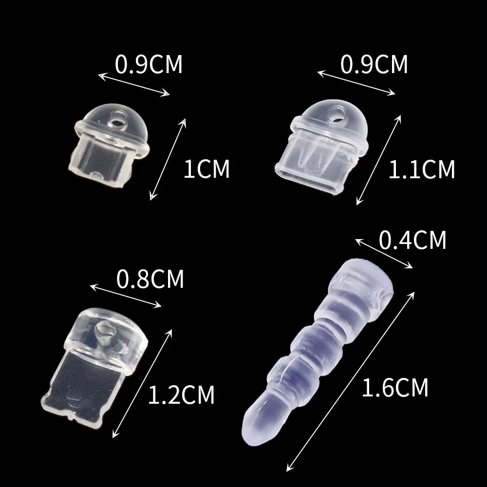 아이폰용 DIY 먼지 플러그, 아이폰 삼성 투명 충전 포트, 3.5mm 이어폰 잭 플러그, Ios C 타입 마이크로 방진 캡 커버