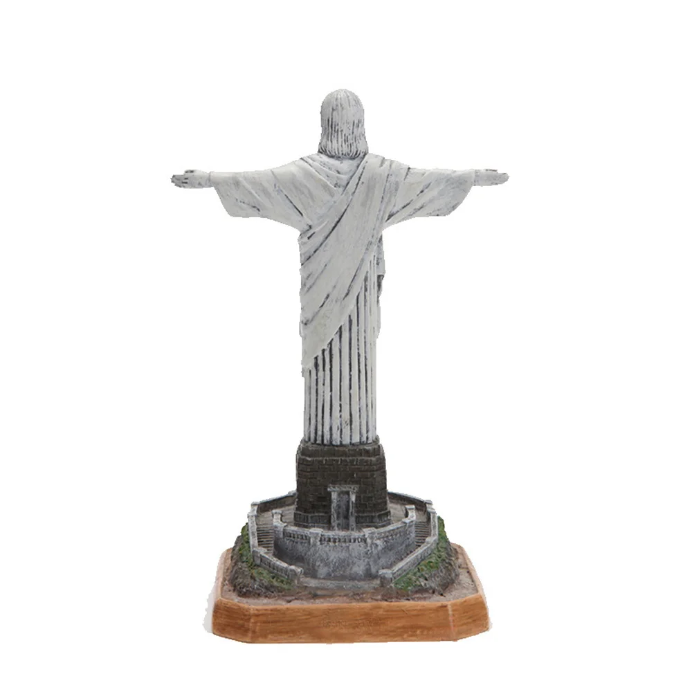 World Famous Building Brasil Brazil Rio de Janeiro Cristo Redentor Jesus Christ Landscape Statue Miniature Model Craft Figurine 4