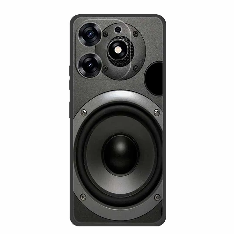 Black Silicone Soft Back Cover Case