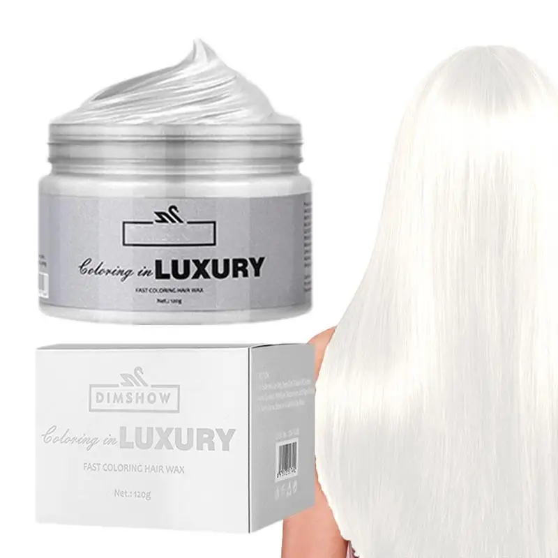 

Temporary Hair Dye Temporary Natural Hair Dye Cream Kids Hair Paint Colored Hair Wax For Cosplay Birthday Halloween Party DIY