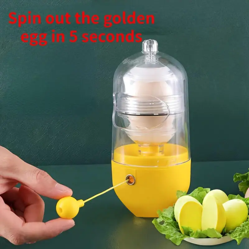 Egg White Egg Yolk Stirrer Pull Beater Turn Device Manual Shaker Homogenizer Home Non-Beater Kitchen Accessories