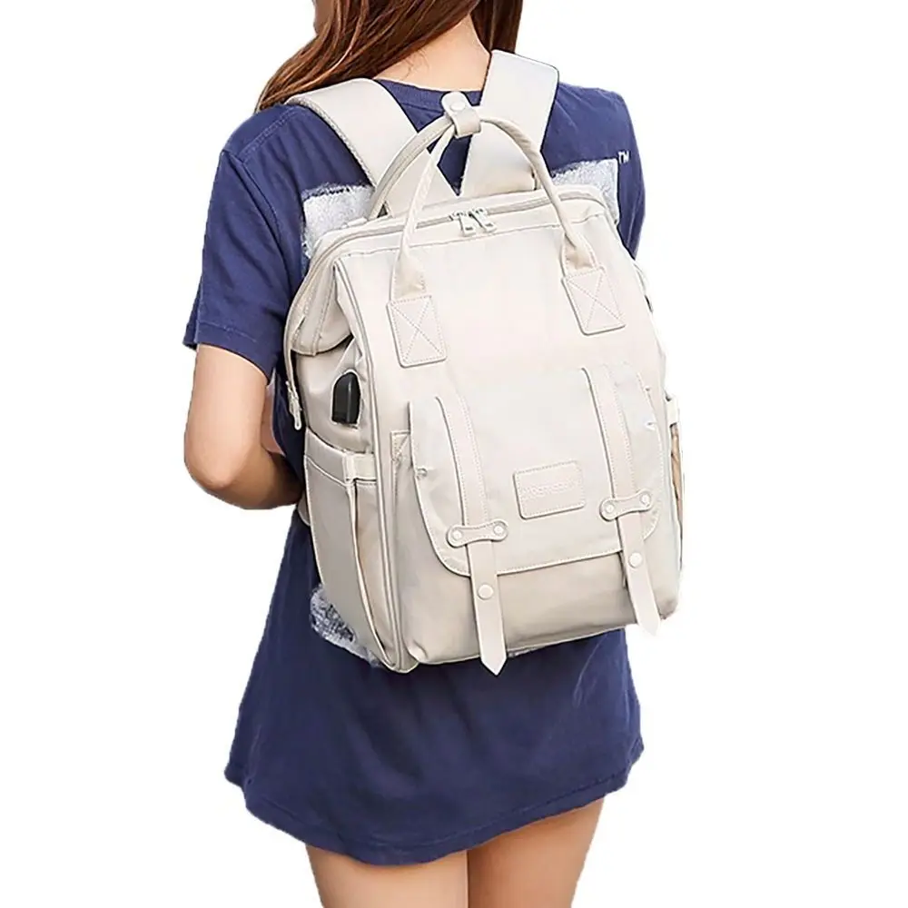 

2023 Mummy Bag Backpack Waterproof Storage Handbag Outdoor Travel Mommy Maternity Bag For Baby Stuff 2 Layer Gray
