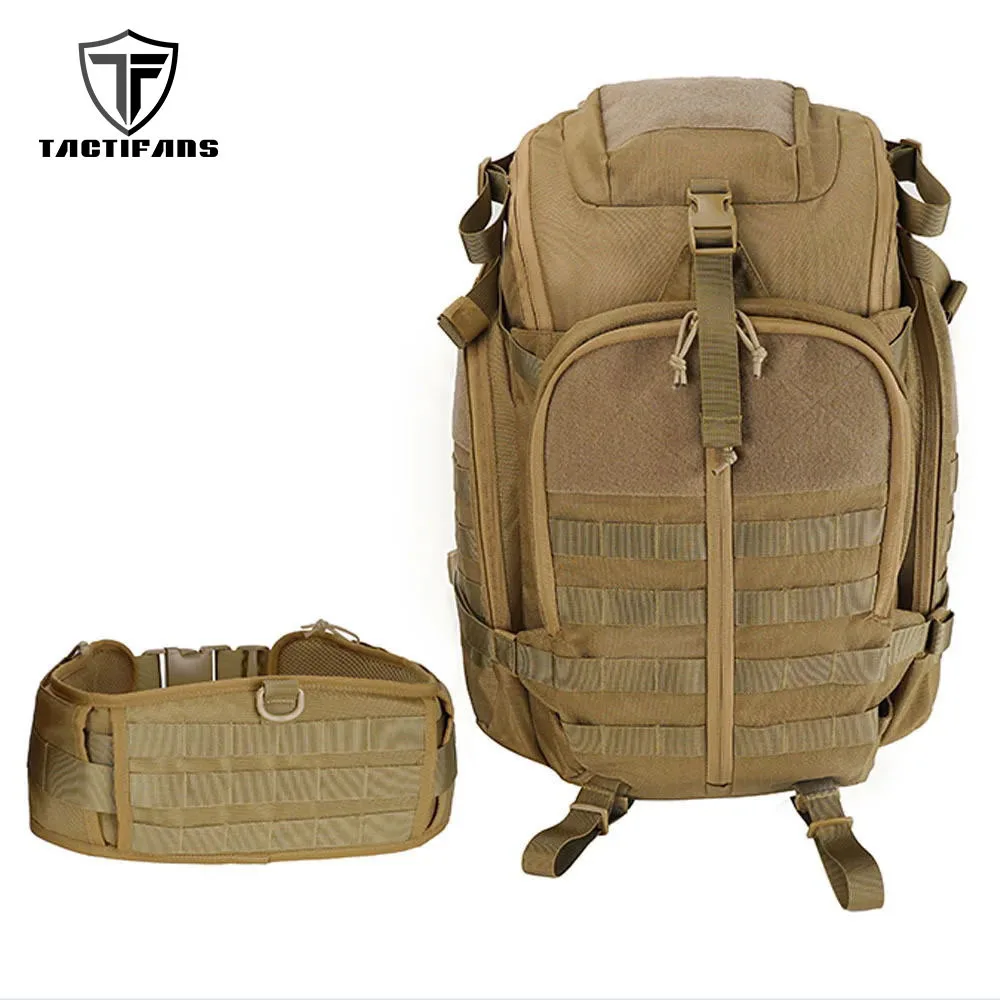 

Internal Frame Backpack 45Liter Military Backpack Tactical MOLLE Bag Waterproof Suitable For Backpack Hiking Camping Hunting