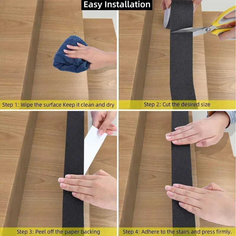 10 Colors 5M Non Slip Grip Tape Stairs Floor Anti-Slip Indoor/Outdoor Safety Tread Step Strong Adhesive Safety Traction Tape