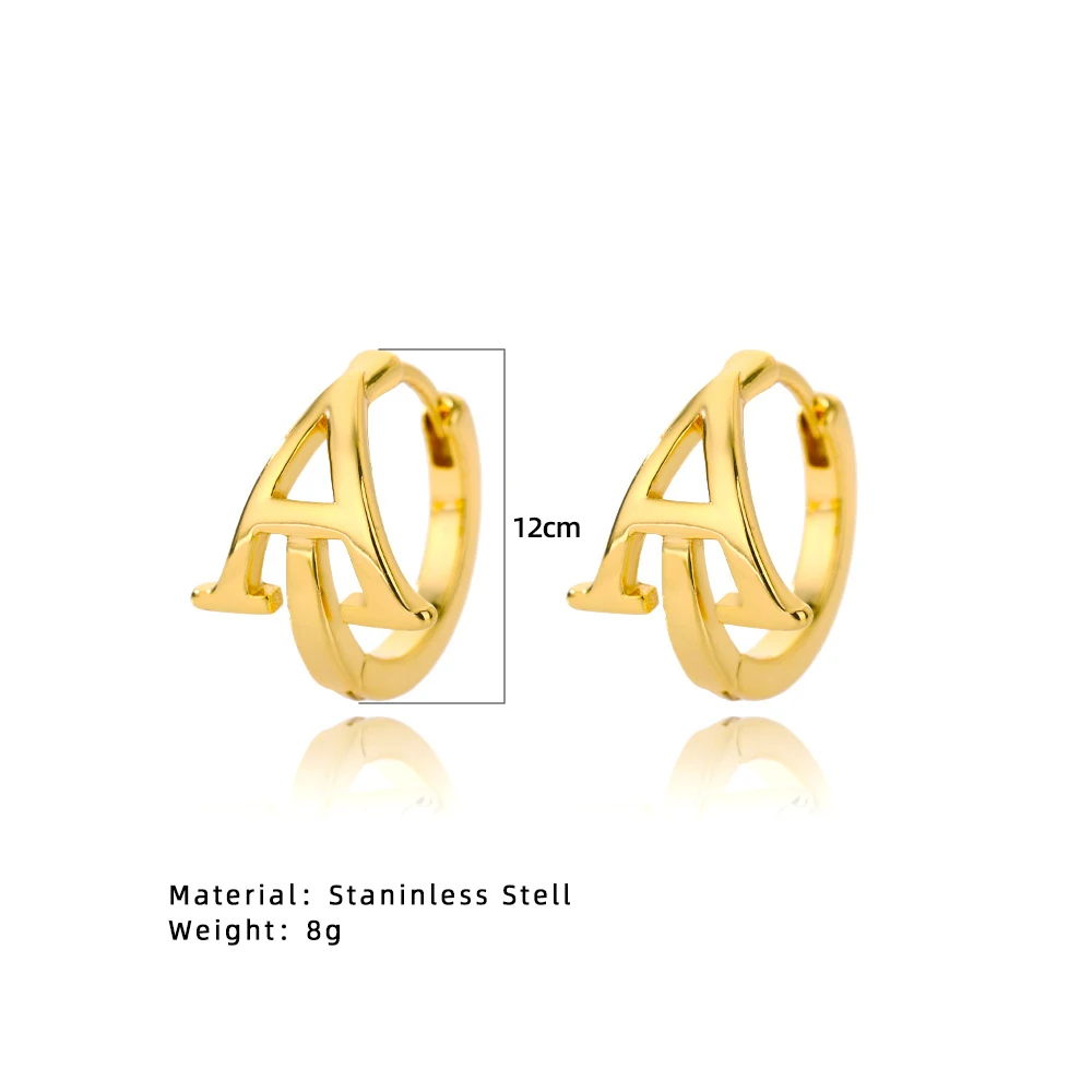 HIYEE 18K Gold Plating Accessories Luxury Brand Designer Letter V Earrings  Golden Vintage Stainless Steel Earrings Jewelry - AliExpress